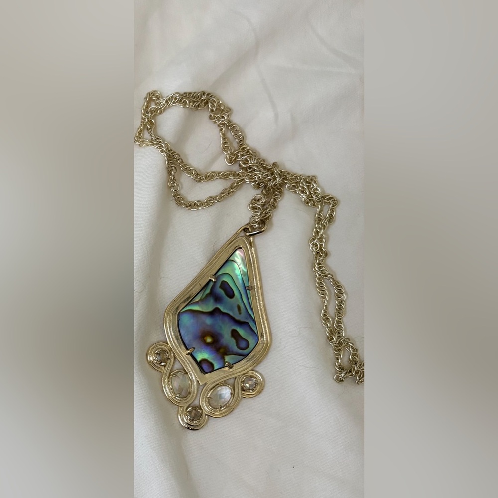 Kendra Scott Abalone Long Necklace